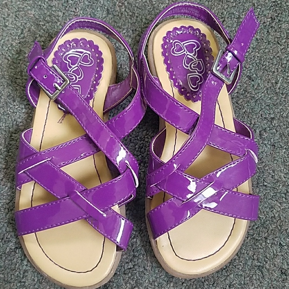 Cute purple sandals
